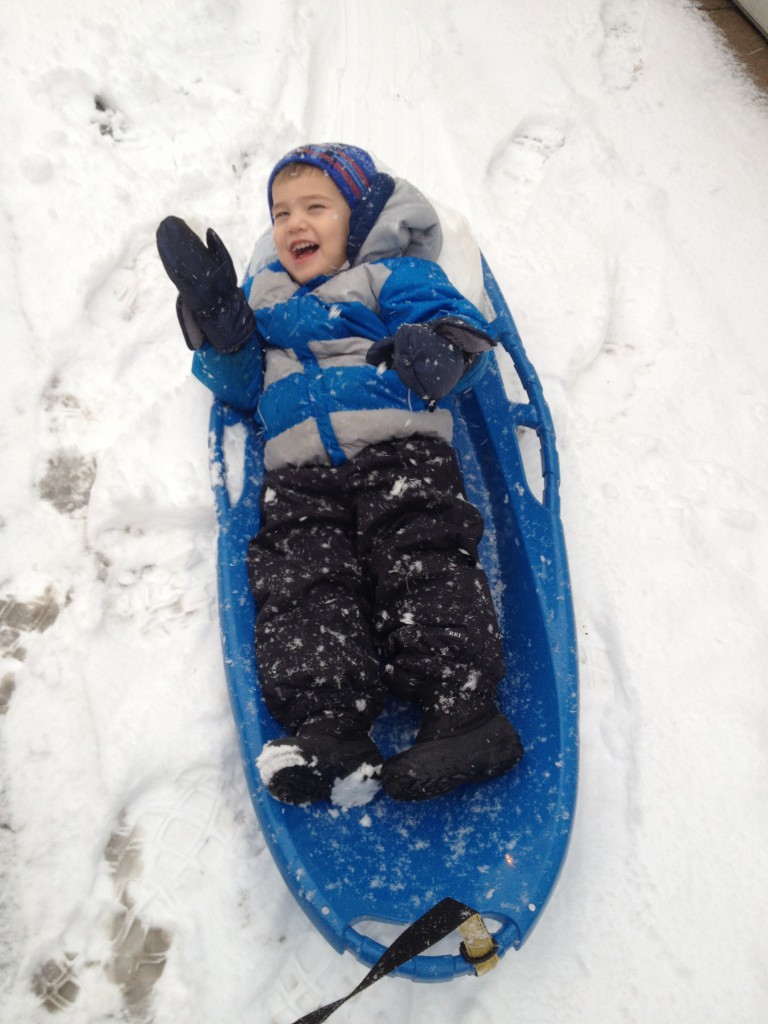 Ben in the Sled