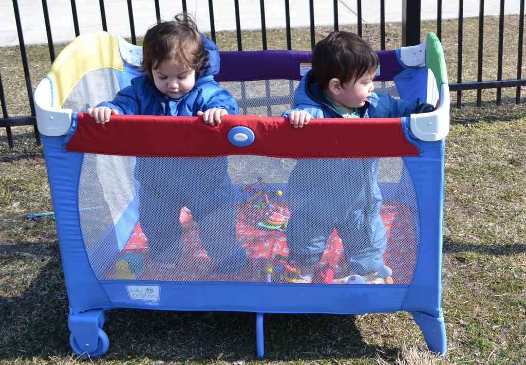 The twin's own play space.