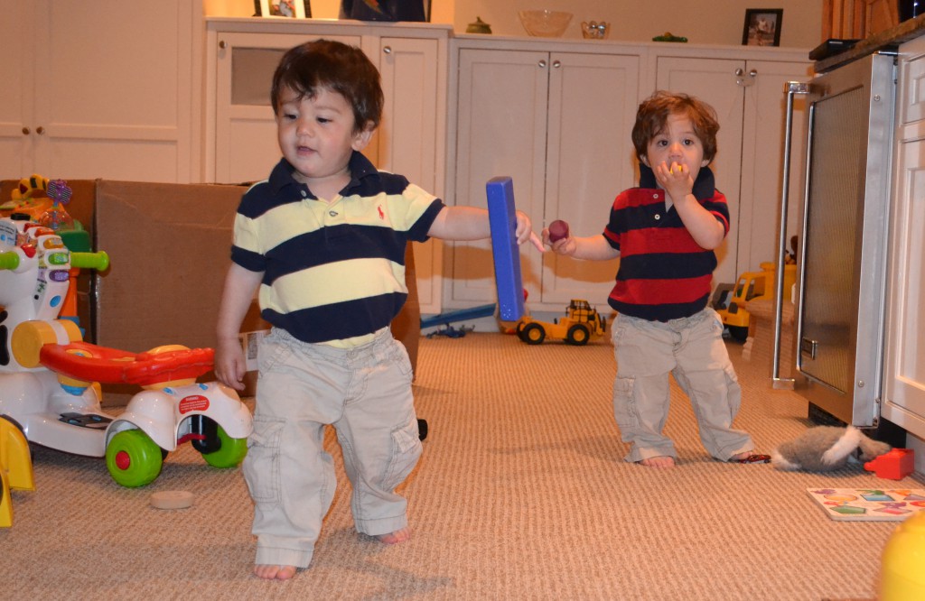 New outfits for the twins.