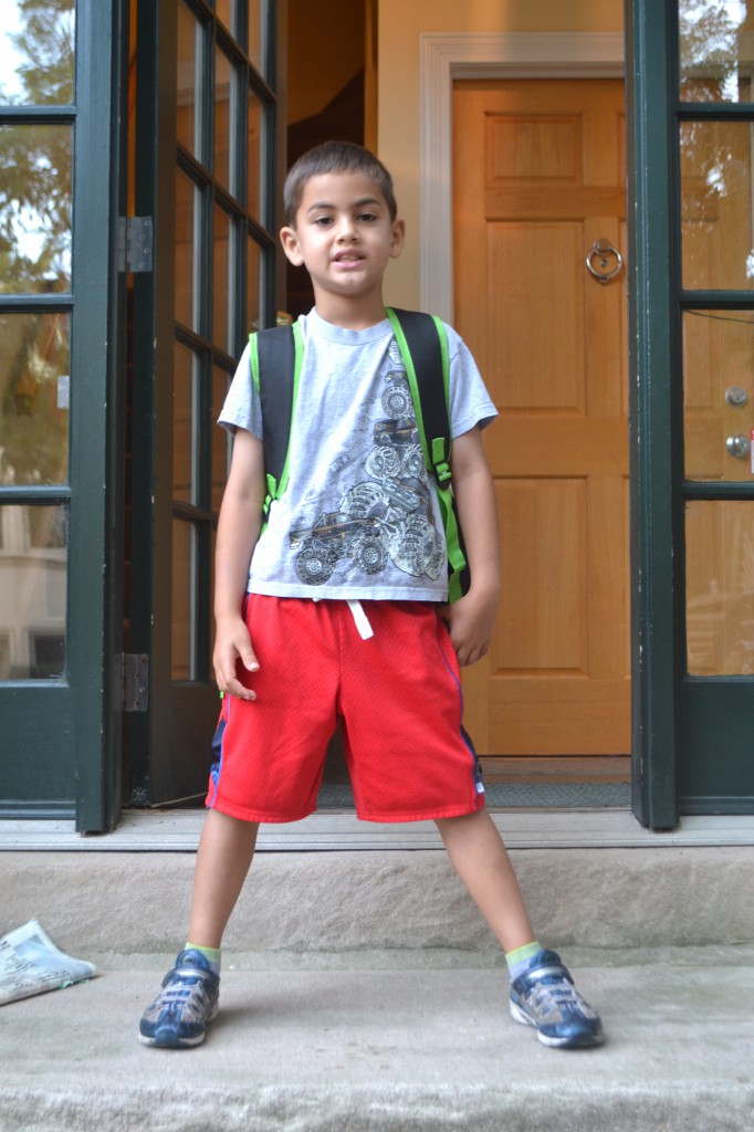 Jack starts 1st grade today.