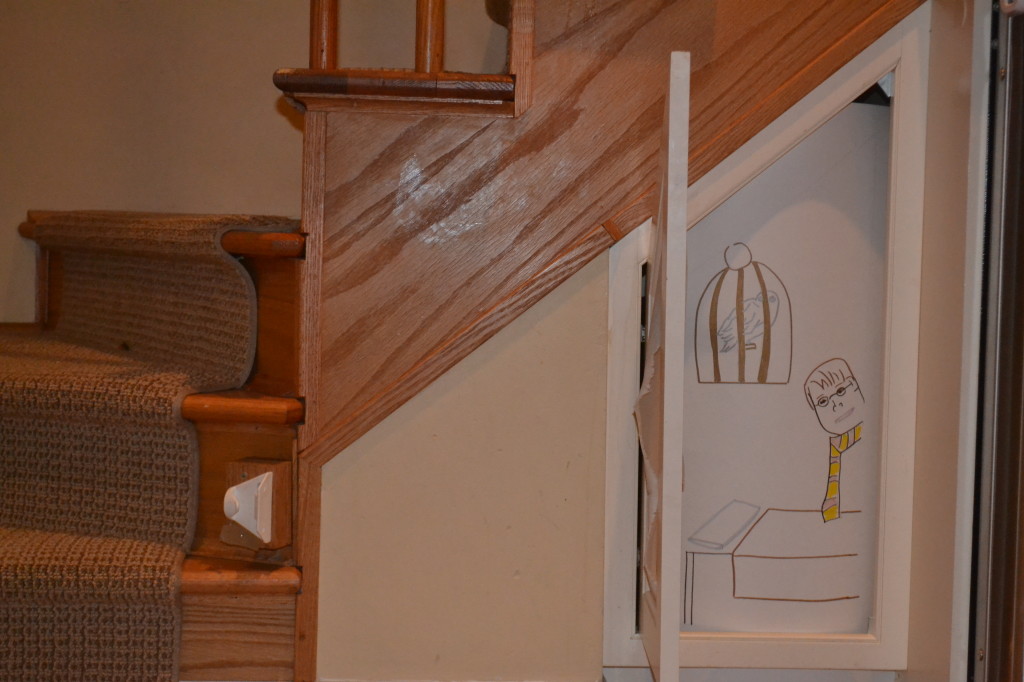 The kids had to find Harry Potter's room at Privet Drive.