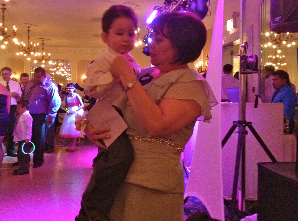 Paula with her grandson, Johnny. I envy that she is a young grandmother and hope I have the energy she has for Johnny for my grandkids one day.