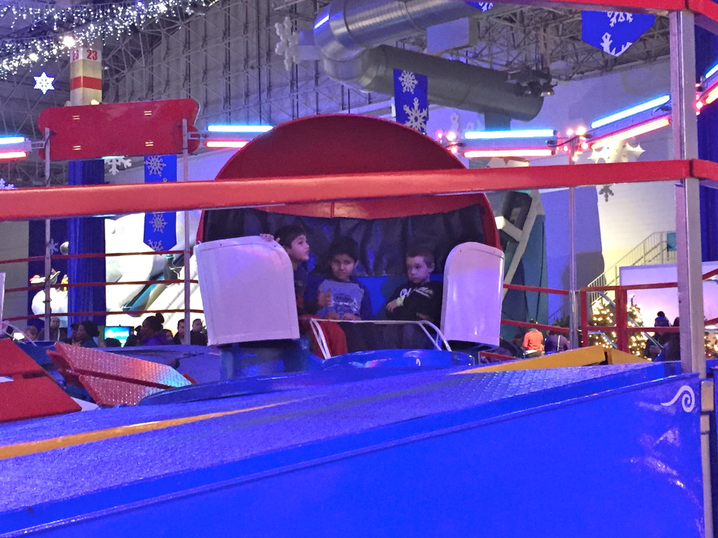 Jack and Timmy on the Tilt a Whirl.