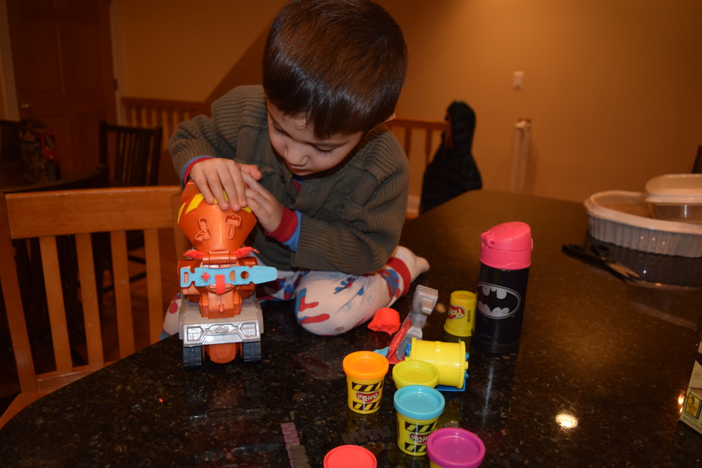Another playdoh toy and more playdoh