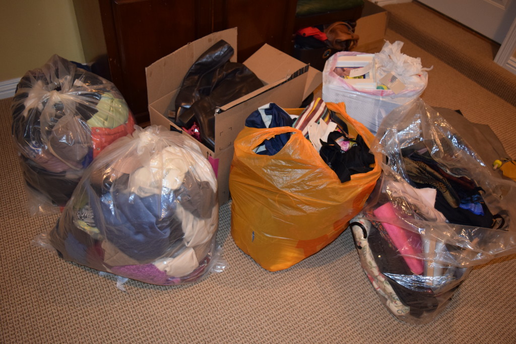 More culling and donating.