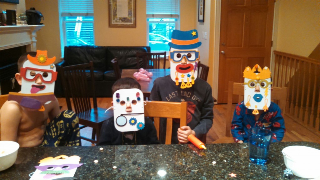 Lara titled this one, "Getting ready to rob the candy store."