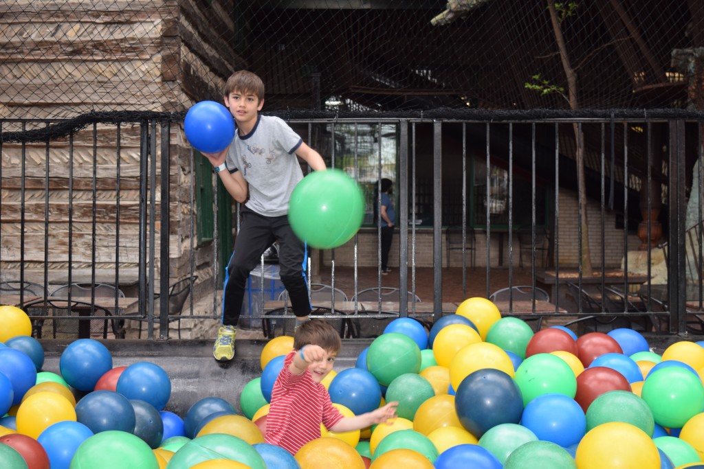 Ball pit fun