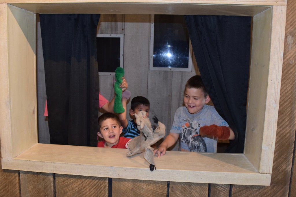 the kids put on the play for us.