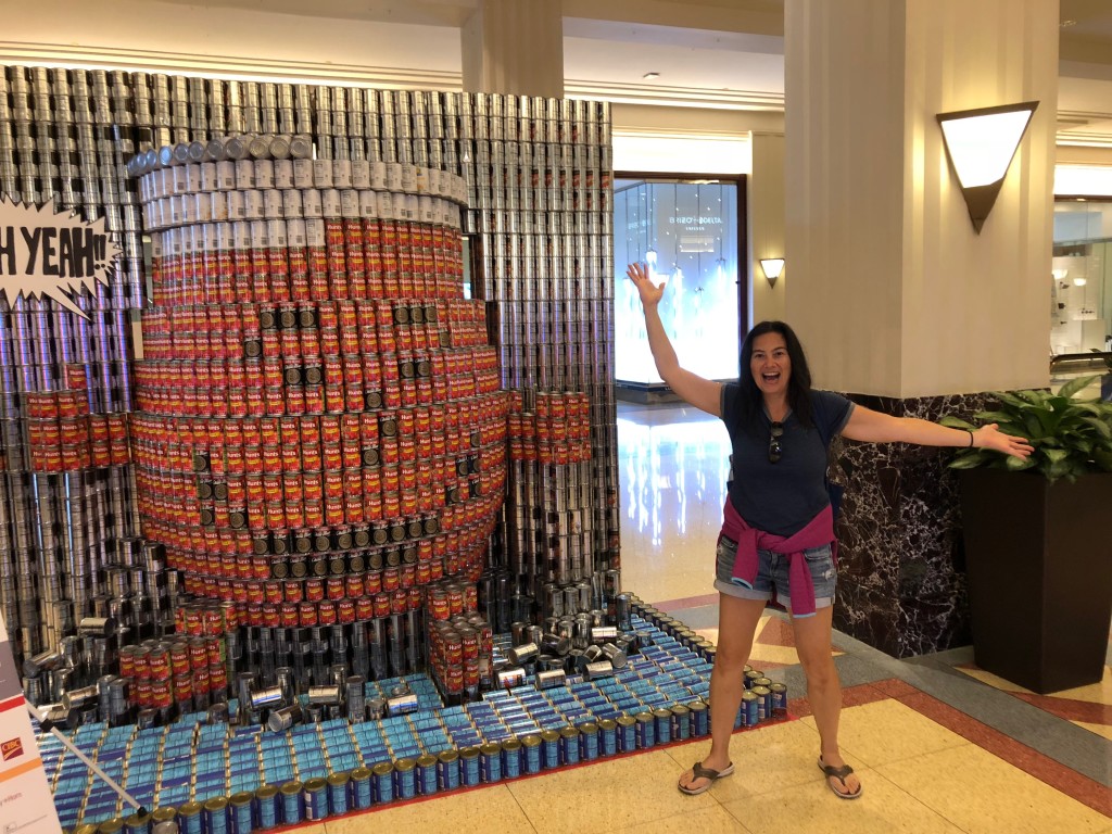 Canstruction exhibit