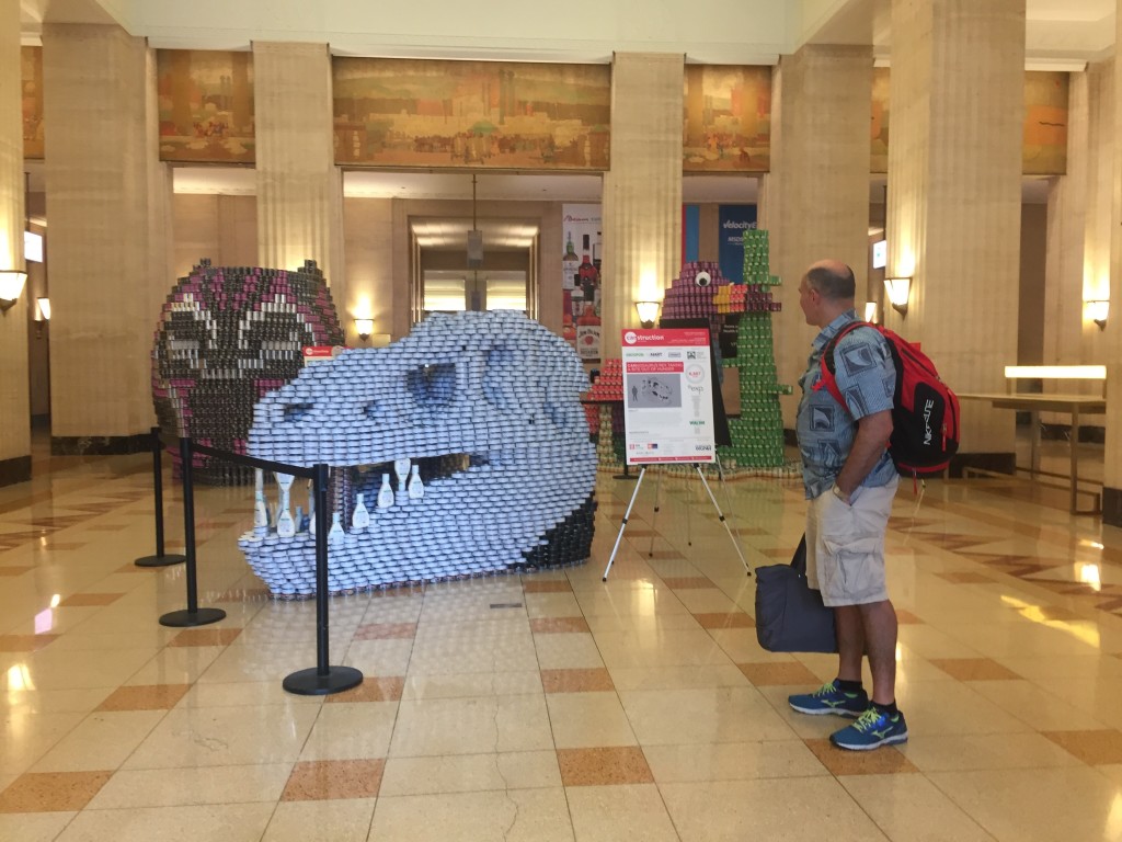 CANstruction exhibit