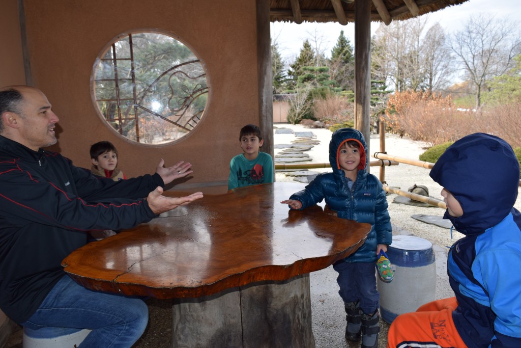 Zen Garden. Maybe it will rub off on the kids...