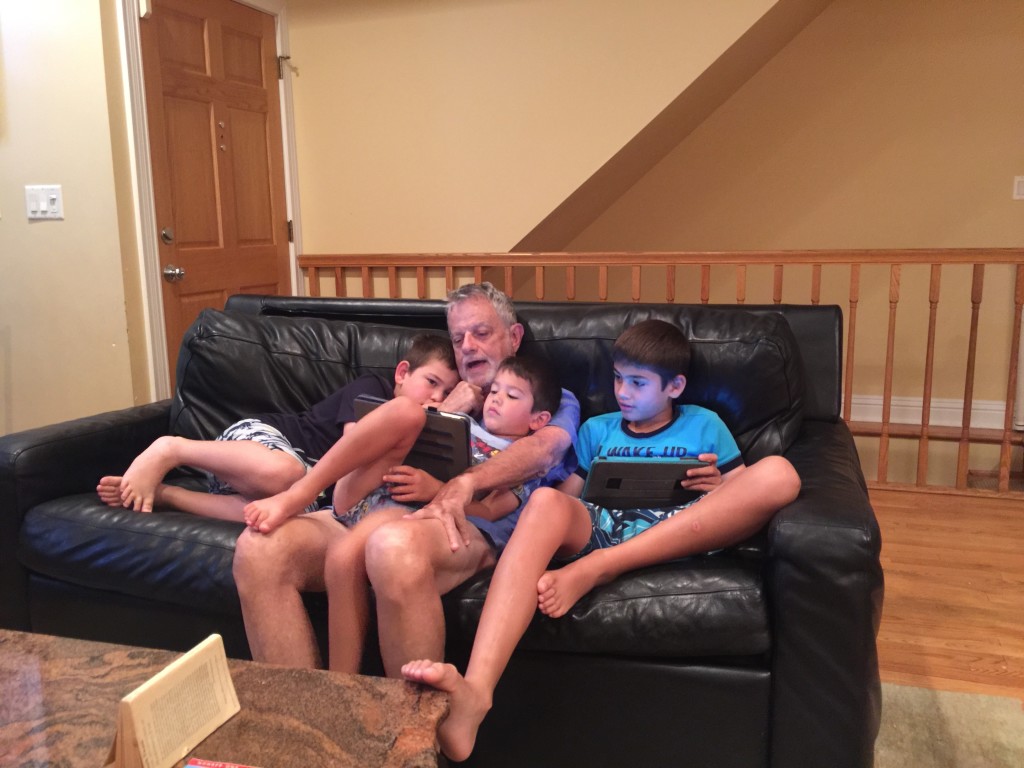 They all gravitate to him.