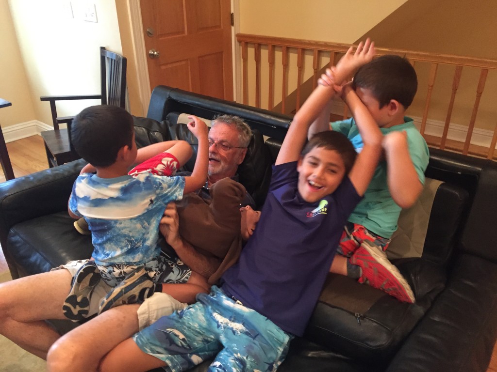 Grandpa Arrives!