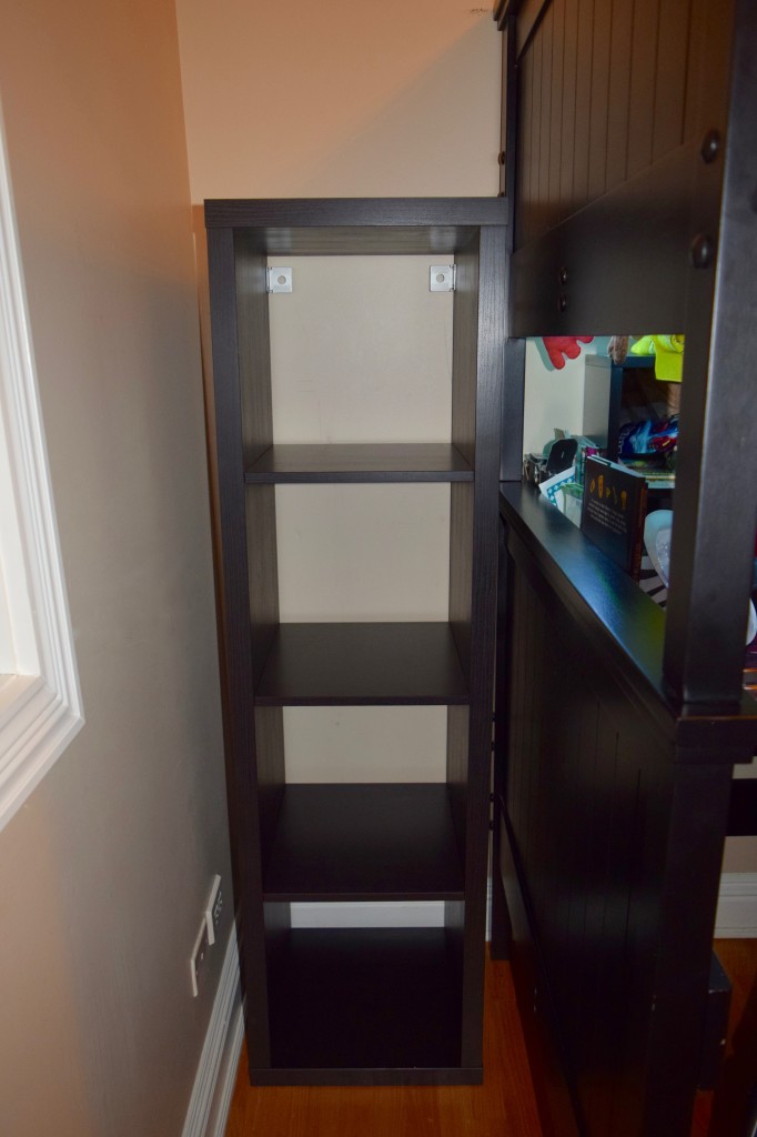 New storage shelves.